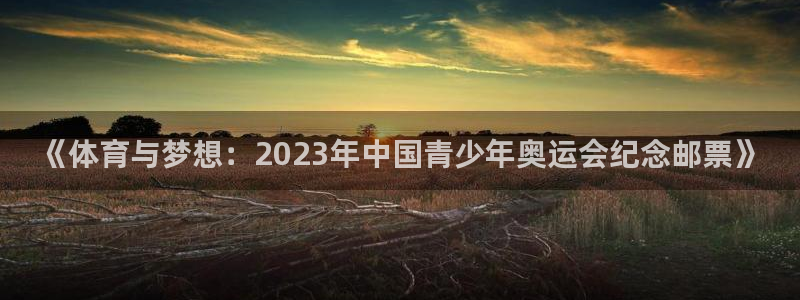米兰体育怎么样：《体育与梦想：2023年中国青少年奥运会纪念邮票》